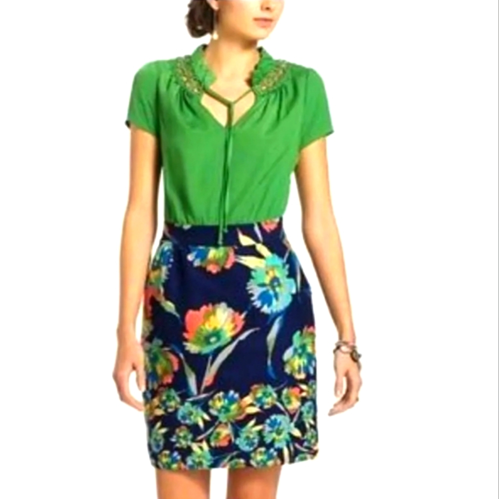 Anthropologie Tabitha Mixed Print Size 6 Dress